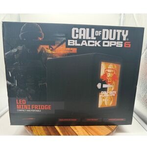 CALL of DUTY BLACK OPS 6- LED Mini Fridge 6 Can Insulated Interior New In Box
